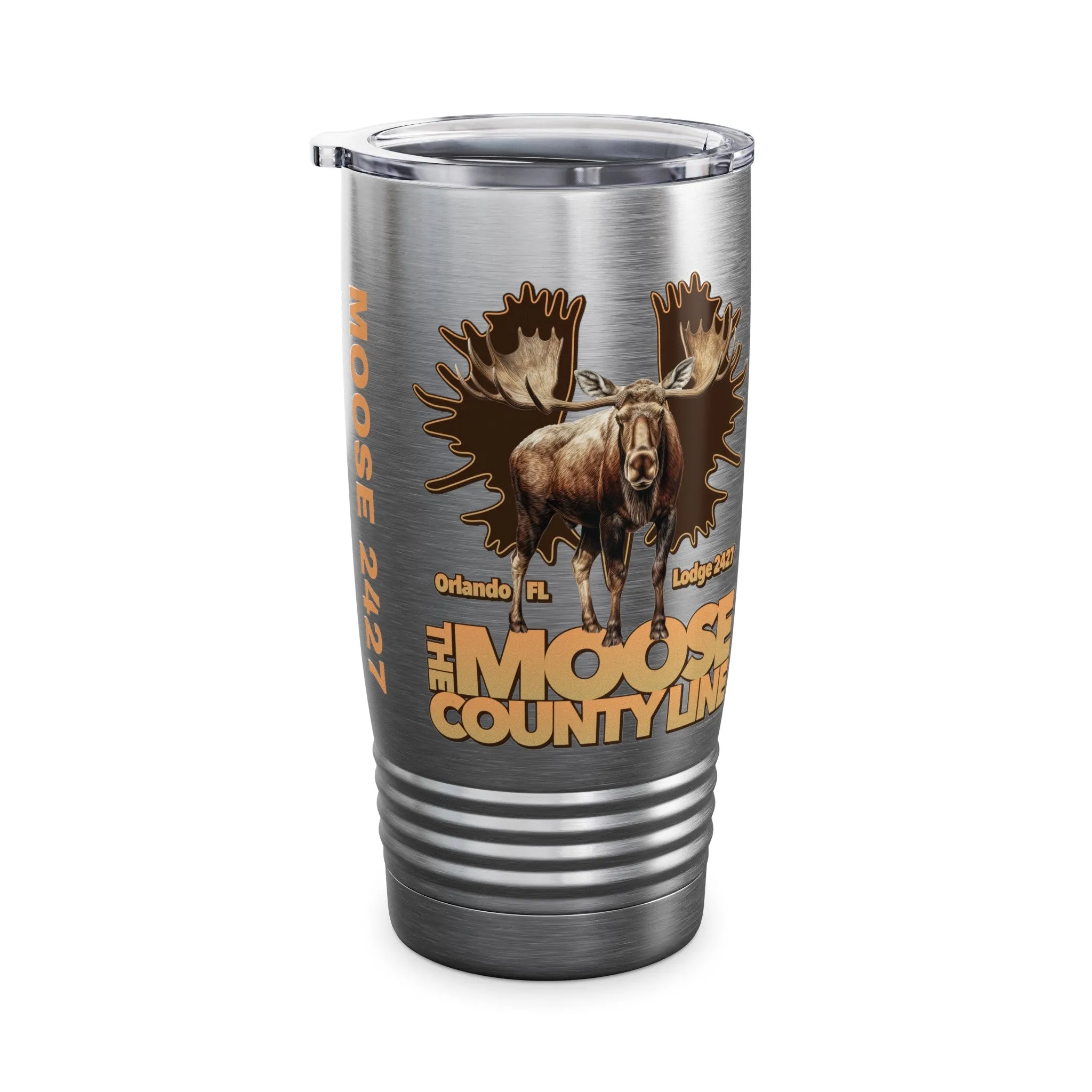 Moose Lodge 2427 - Moose Antlers - Ringneck Tumbler, 20oz