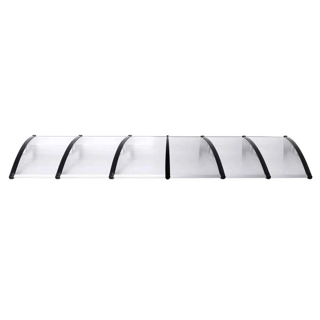 Mountview Window Door Awning Outdoor 1M X 6M Transparent 1x6M