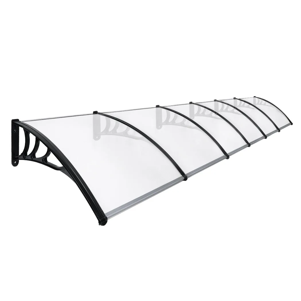 Mountview Window Door Awning Outdoor 1M X 6M Transparent 1x6M