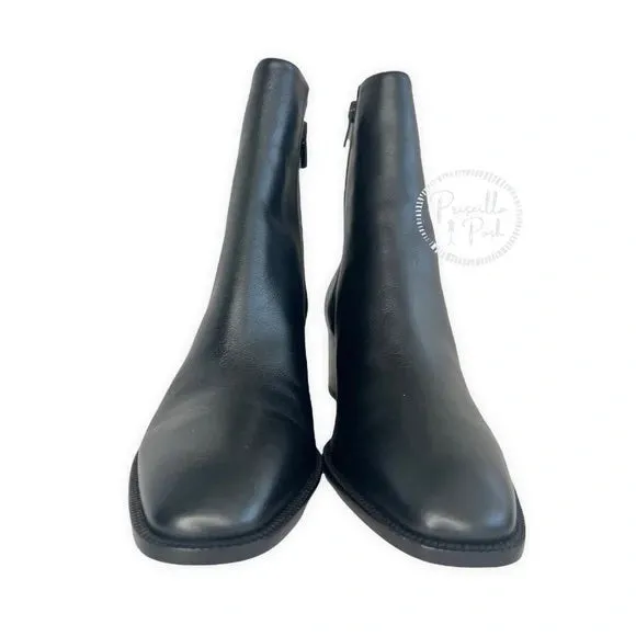 NEW Christian Louboutin Antilop Leather Ankle Boots 55 Black Leather Ankle Booties 39.5