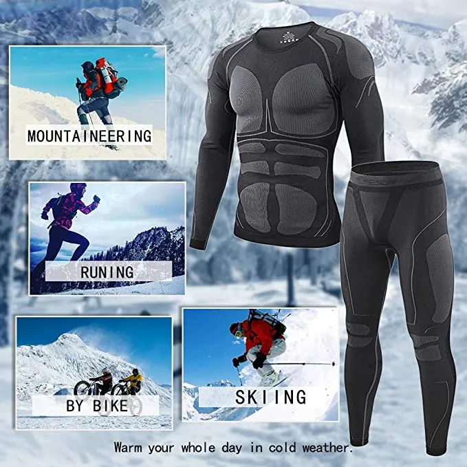 New Men's Esdy Winter Thermal Underwear Clothing Set, Sz L!