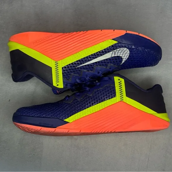 🔥🔥🔥Nike Metcon 6 Cross Training Gym Sneaker Crossfit Blue Mens Size 12🔥🔥🔥