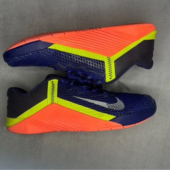 🔥🔥🔥Nike Metcon 6 Cross Training Gym Sneaker Crossfit Blue Mens Size 12🔥🔥🔥