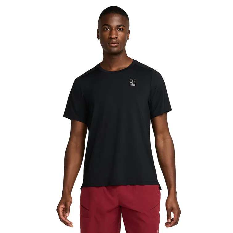 NikeCourt Dri-FIT Advantage Men's Black Tennis Top