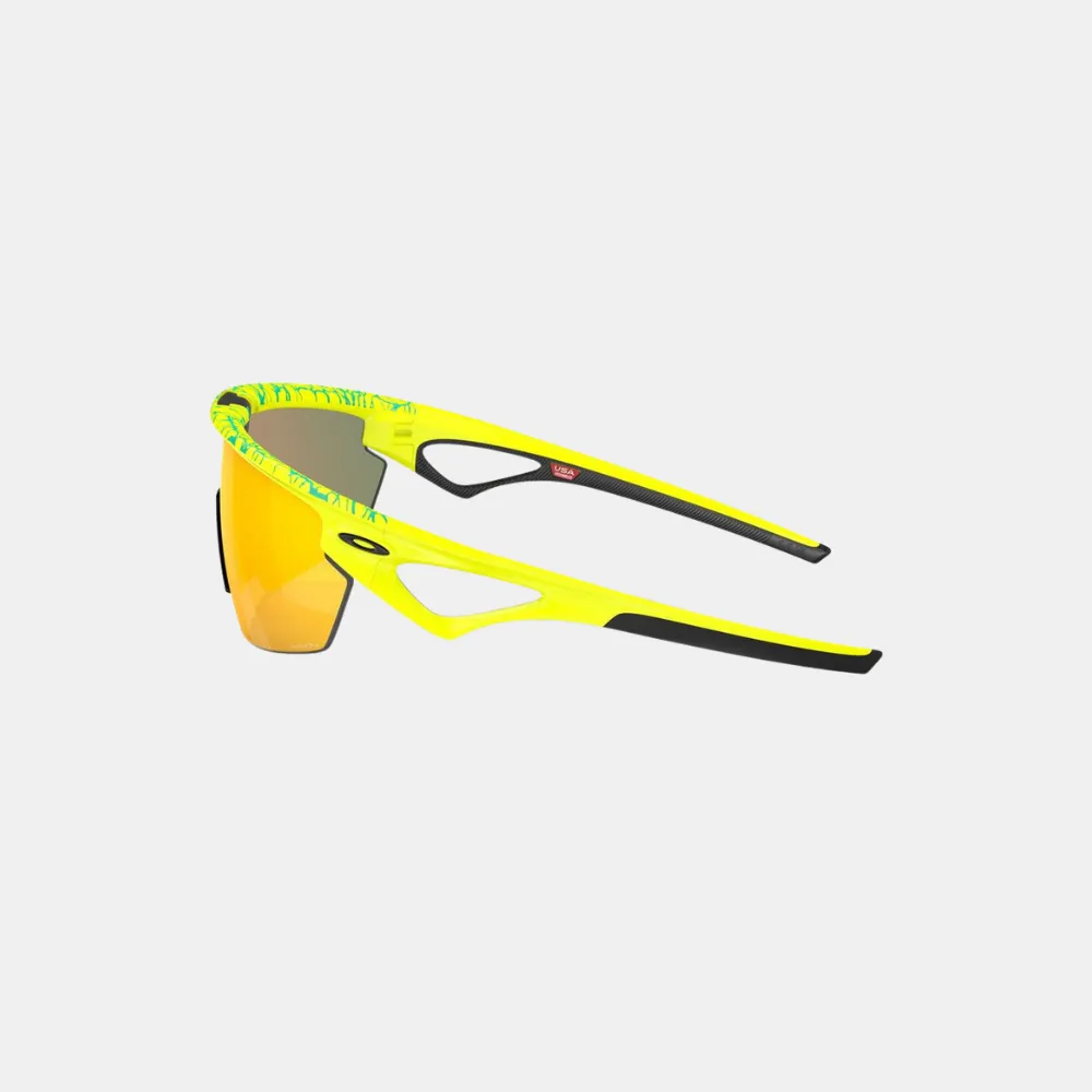 Oakley Sphaera Sunglasses - Matte Tennis Ball Yellow/Celeste Neuron (Prizm Ruby Lens)