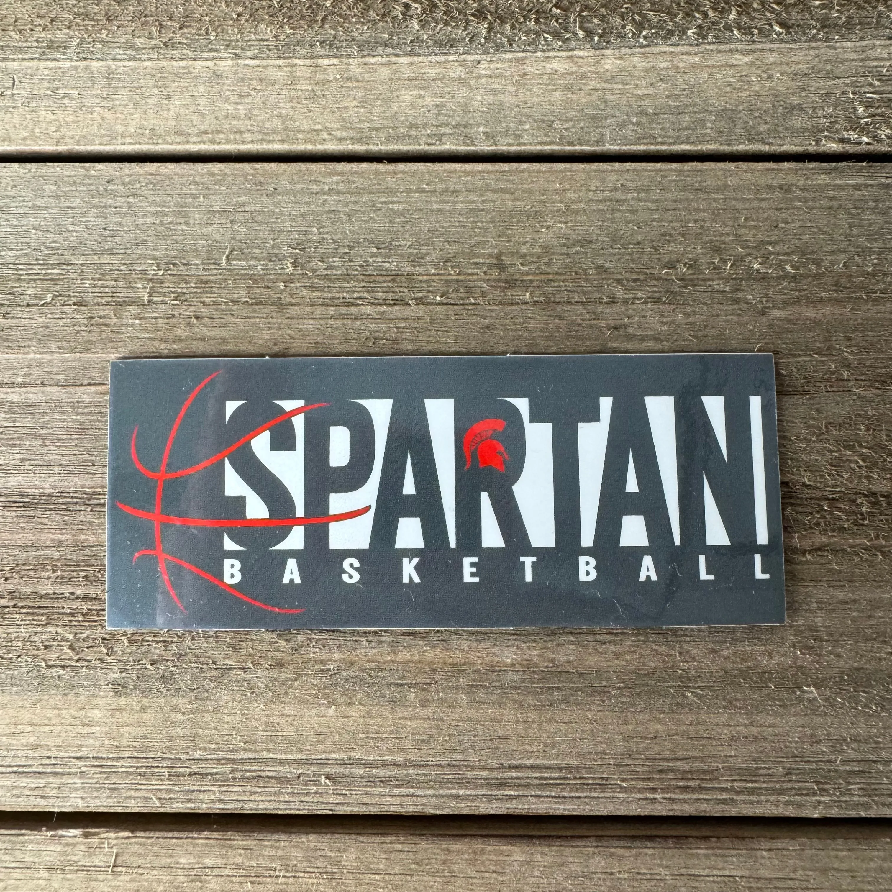 Official Spartan Basketball Sticker