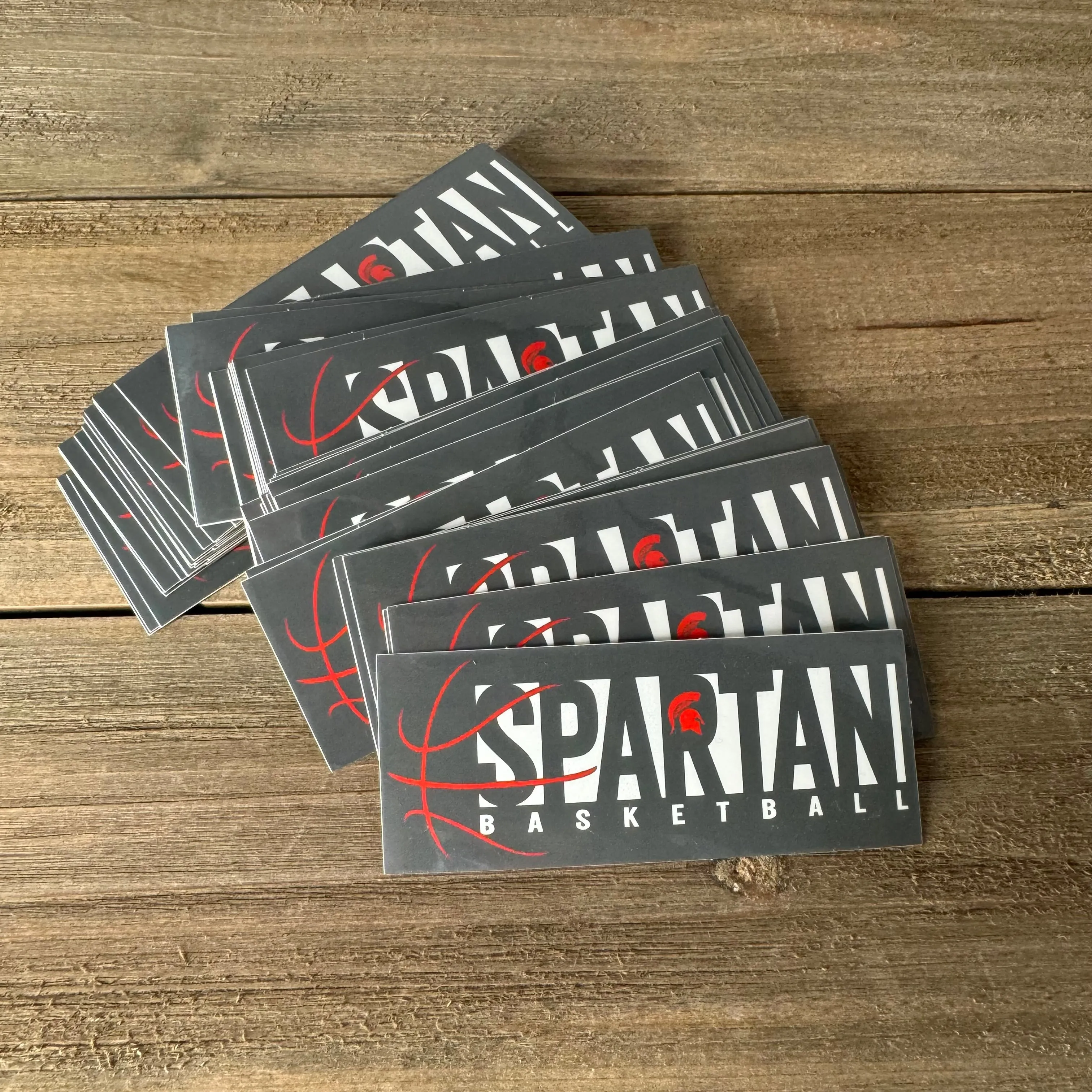 Official Spartan Basketball Sticker