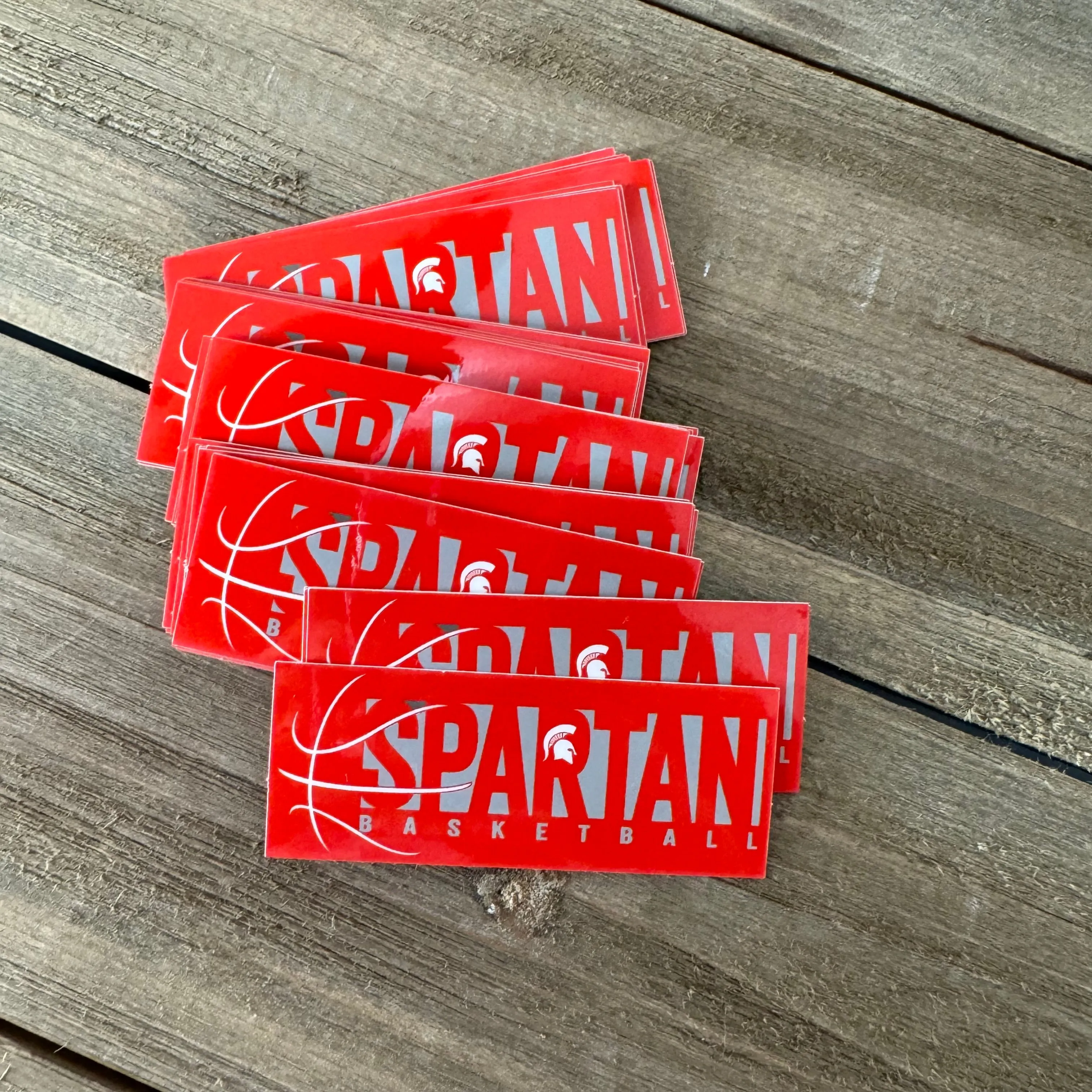 Official Spartan Basketball Sticker