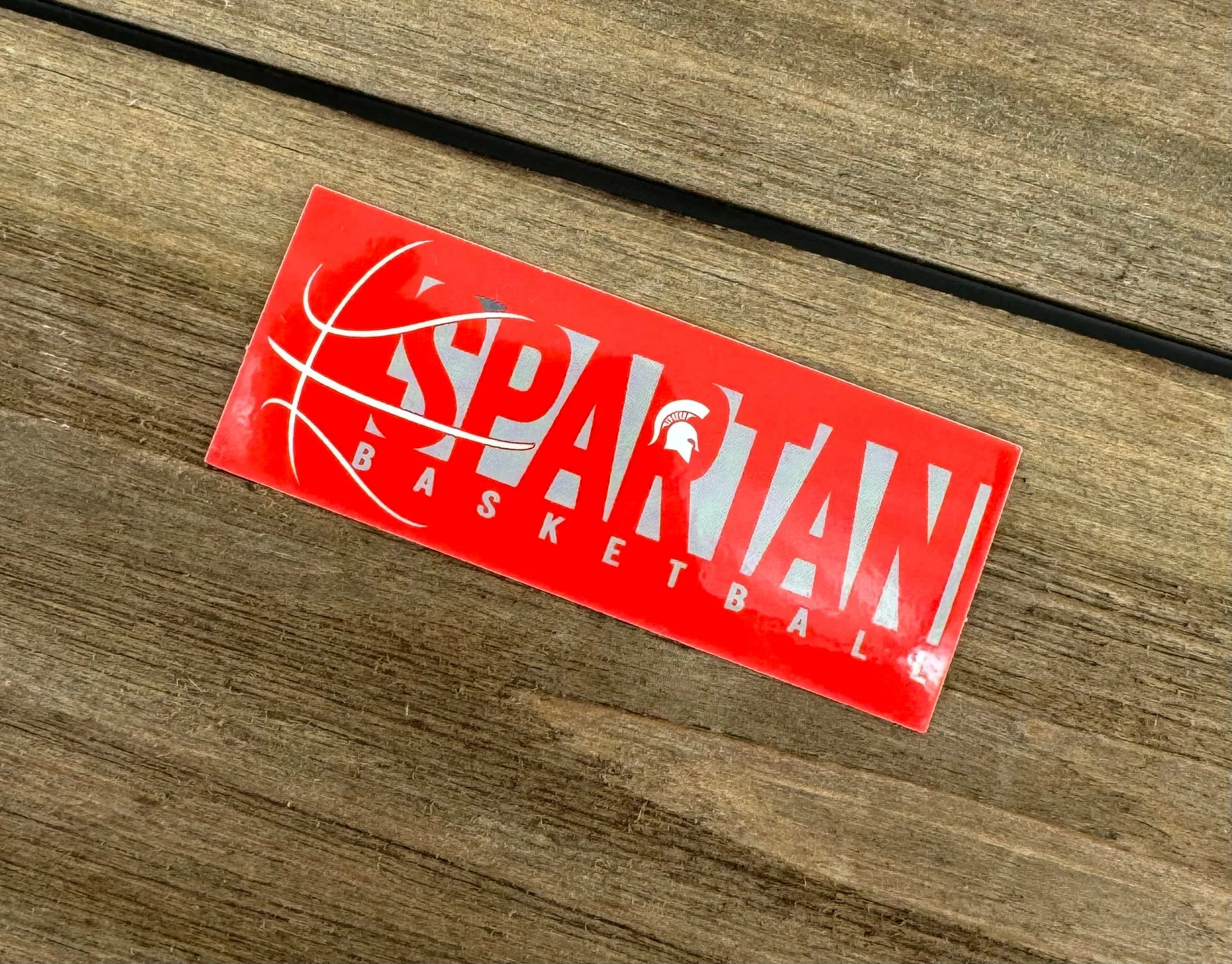 Official Spartan Basketball Sticker