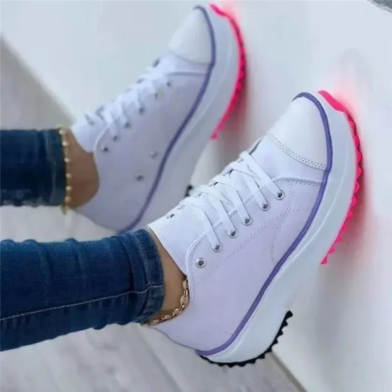 Orthopedic Lace up Canva Sneaker Shoes