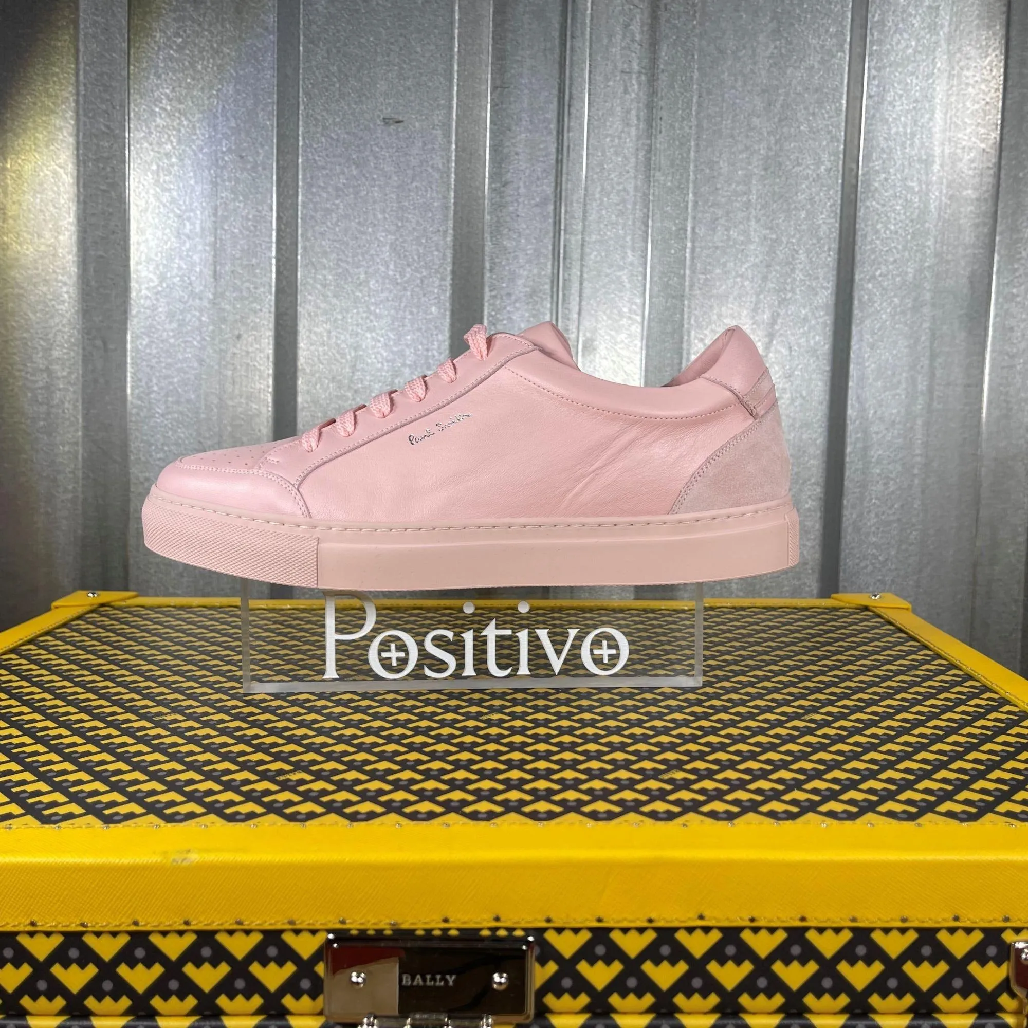 Paul Smith PRI10 Primo Powder Pink Leather Low Top Sneakers