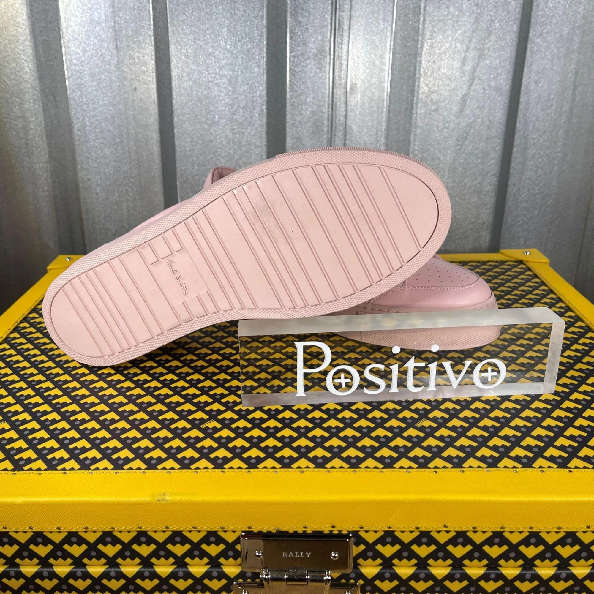 Paul Smith PRI10 Primo Powder Pink Leather Low Top Sneakers
