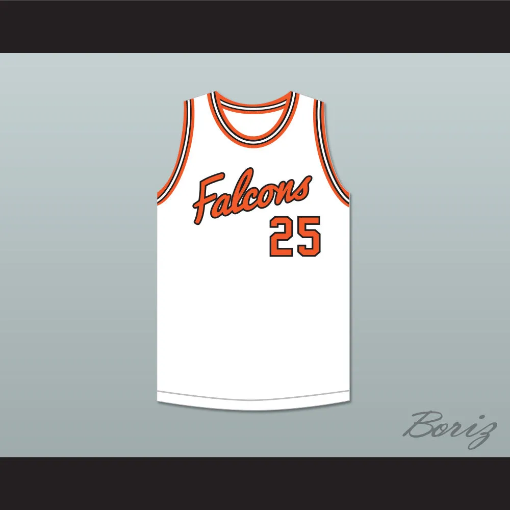 Paul Westphal 25 Aviation High School Falcons White Basketball Jersey