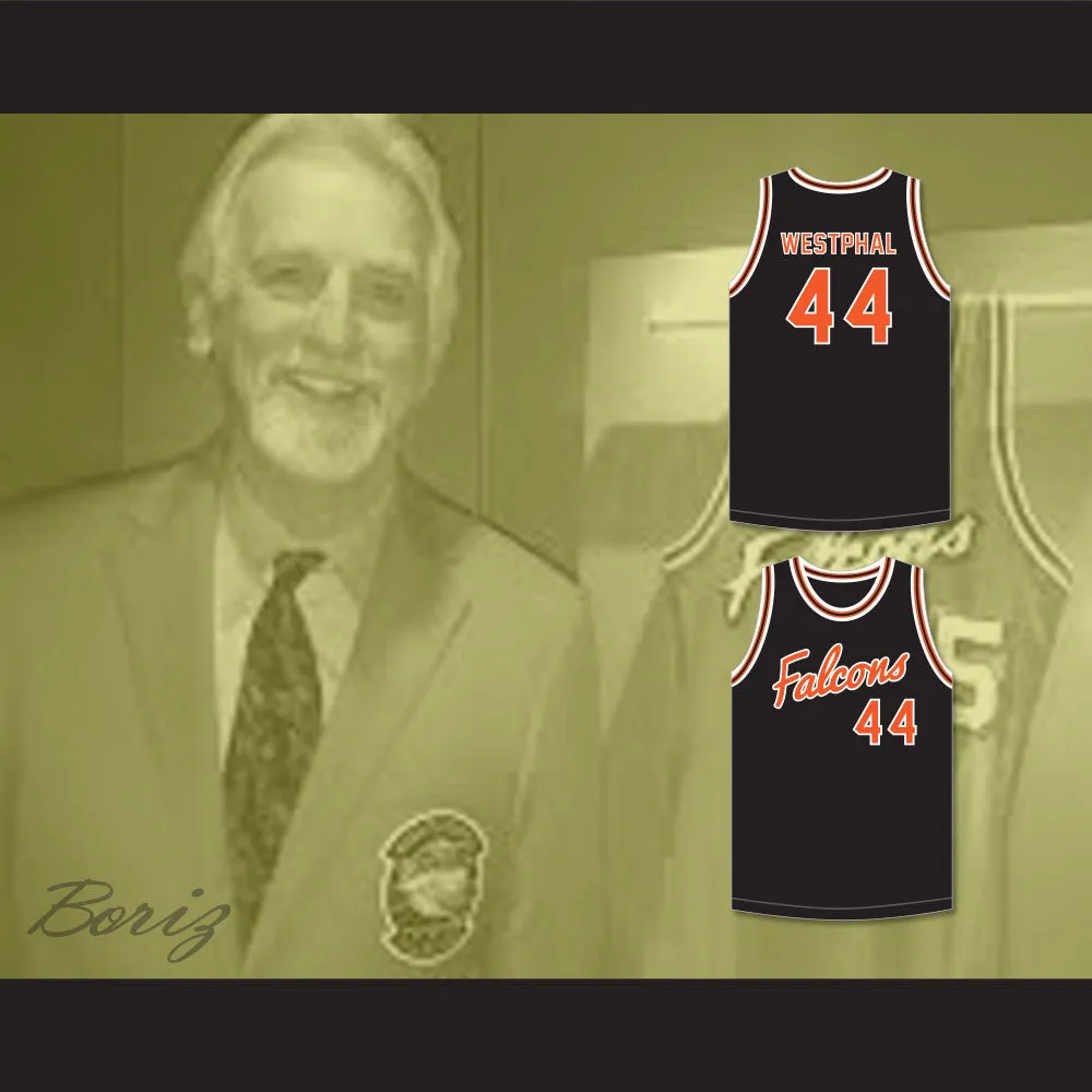 Paul Westphal 44 Aviation High School Falcons Black Basketball Jersey