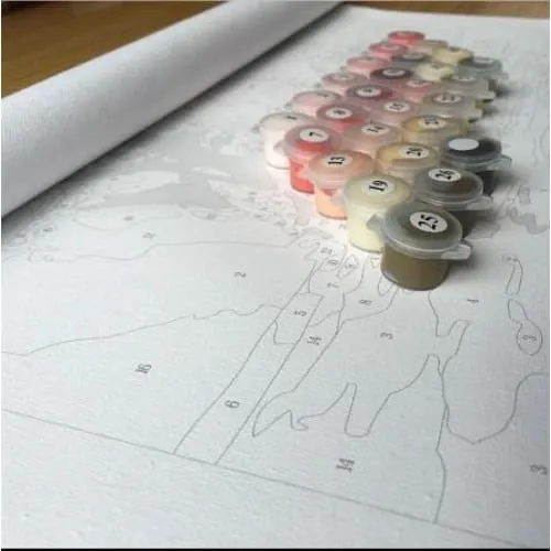 Poppies in a Vase – Canvastly DIY Paint By Numbers