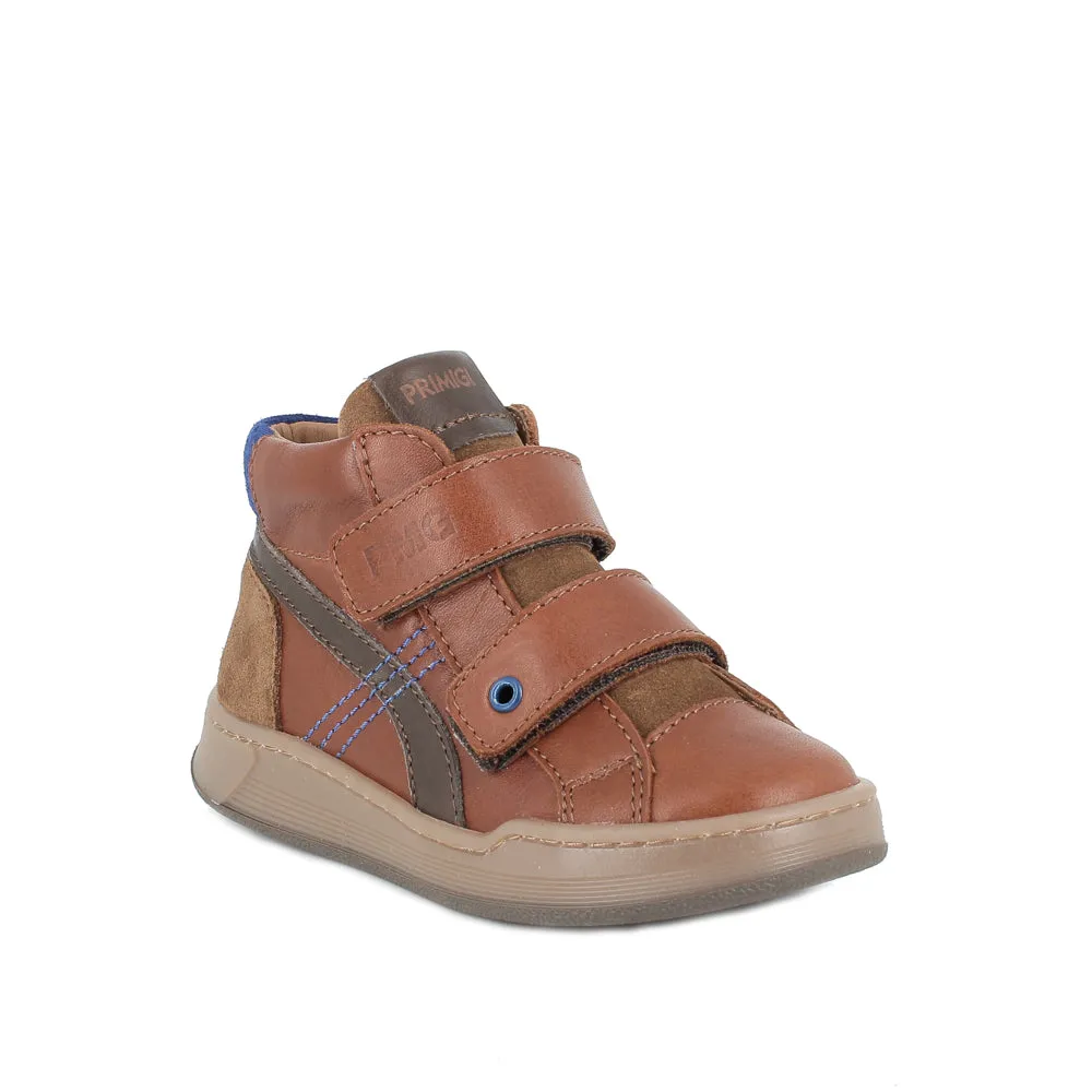 Primigi 4935922 Tan High-Top Leather Trainer