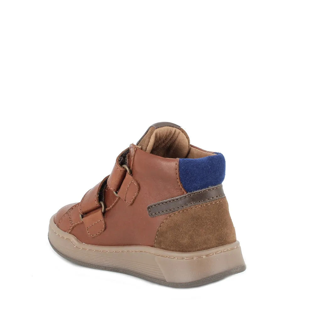 Primigi 4935922 Tan High-Top Leather Trainer