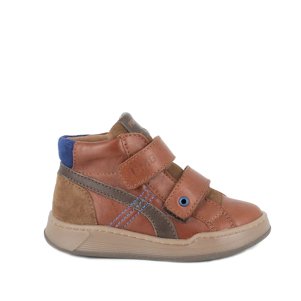 Primigi 4935922 Tan High-Top Leather Trainer