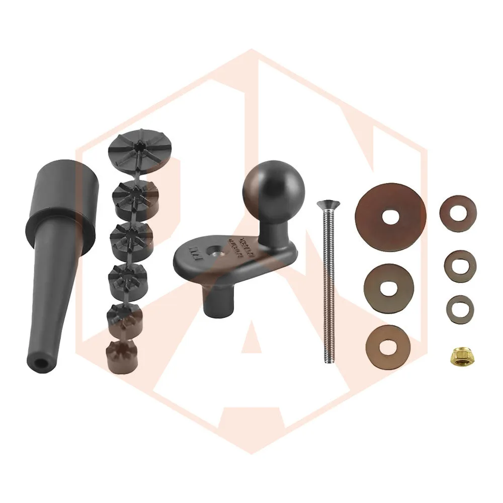 RAM Fork Stem Mount with Double Socket Arm & Universal X-Grip® Cell/iPhone Cradle