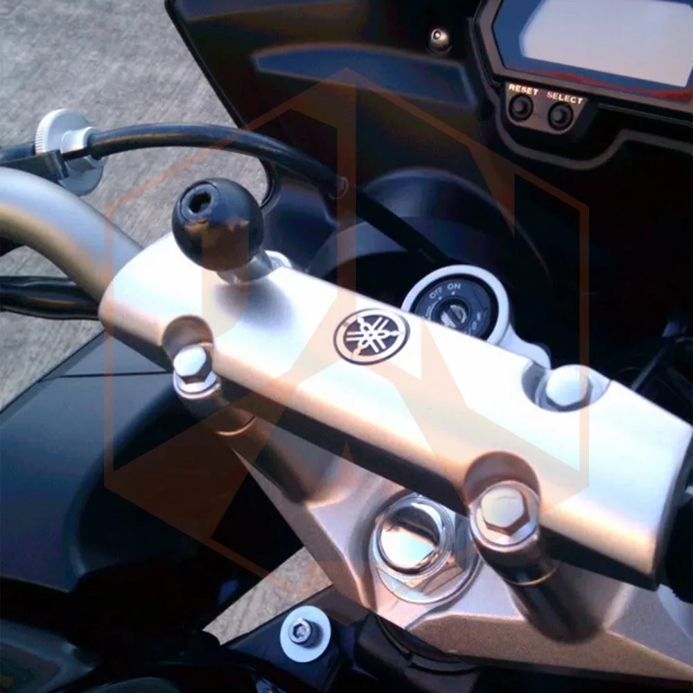 RAM Motorcycle Handlebar Clamp Mount with Universal X-Grip® Phone Holder