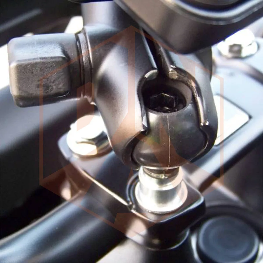 RAM Motorcycle Handlebar Clamp Mount with Universal X-Grip® Phone Holder