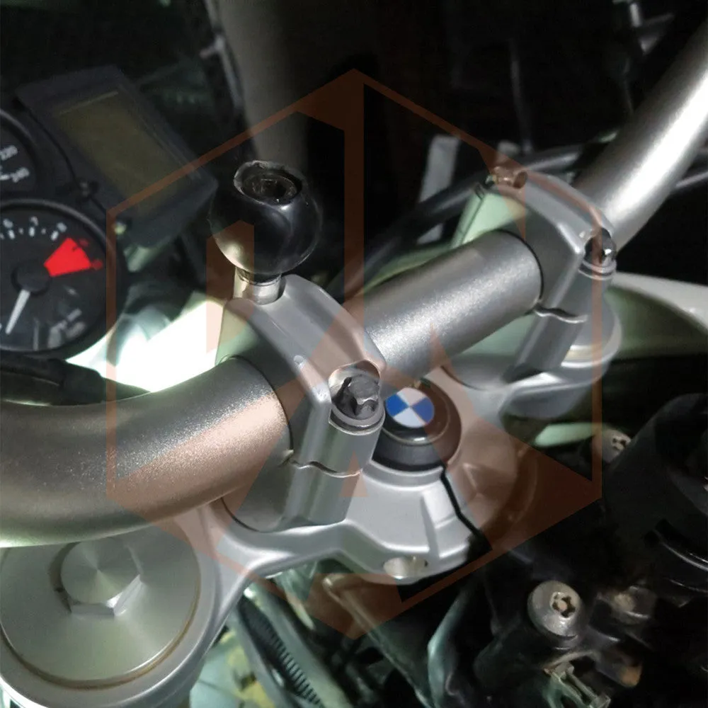 RAM Motorcycle Handlebar Clamp Mount with Universal X-Grip® Phone Holder