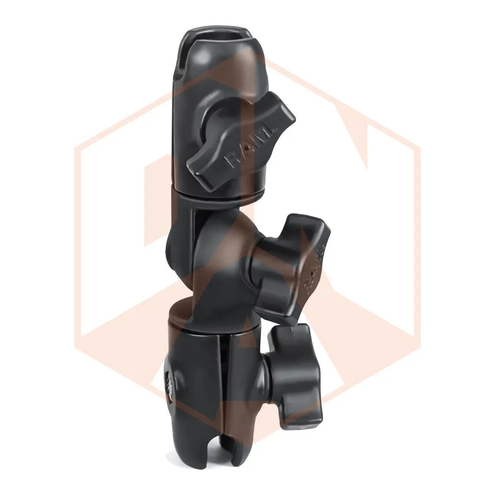 RAM Twist Lock Suction Cup Mount with Double Socket Arm & Universal X-Grip® Phone Cradle