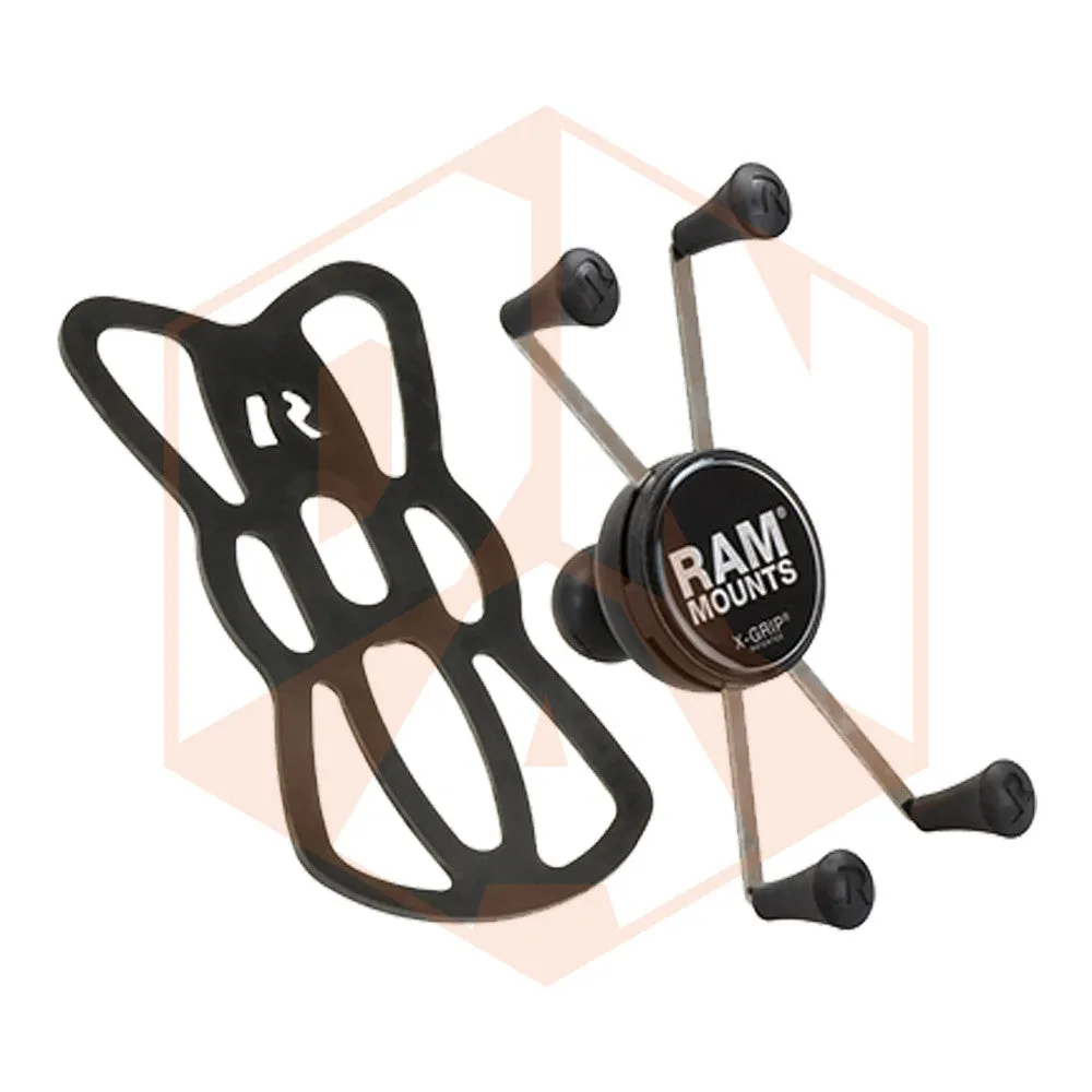 RAM Twist Lock Suction Cup Mount with Double Socket Arm & Universal X-Grip® Phone Cradle