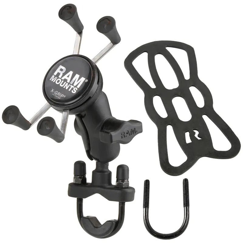 RAM® X-Grip® Phone Mount with Handlebar U-Bolt Base (RAM-B-149Z-A-UN7U)