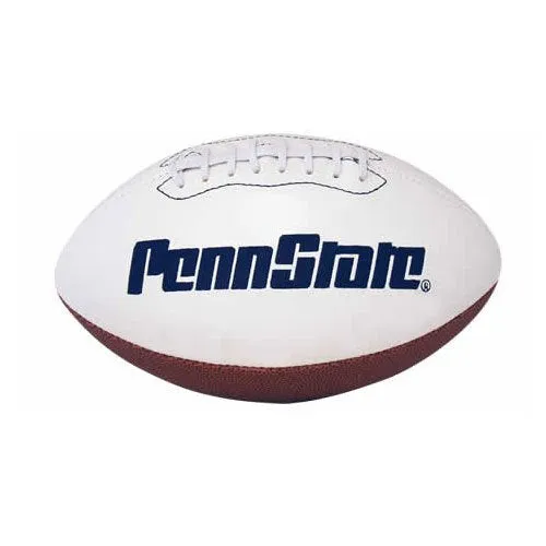 Rawlings Official NCAA Signature Series Full Size Leather Football with Sharpie Autograph Pen, Pennsylvania State Nittany Lions