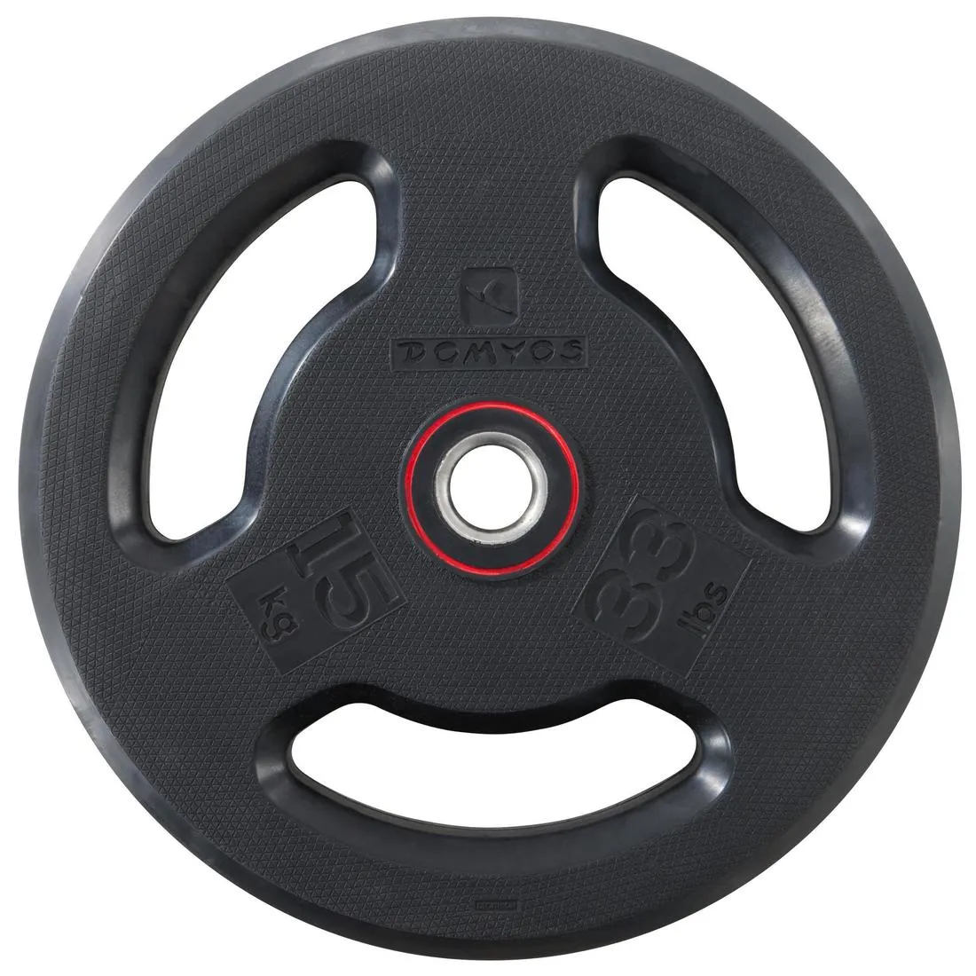 Rubber Weight Disc with Handles 28mm - 15kg