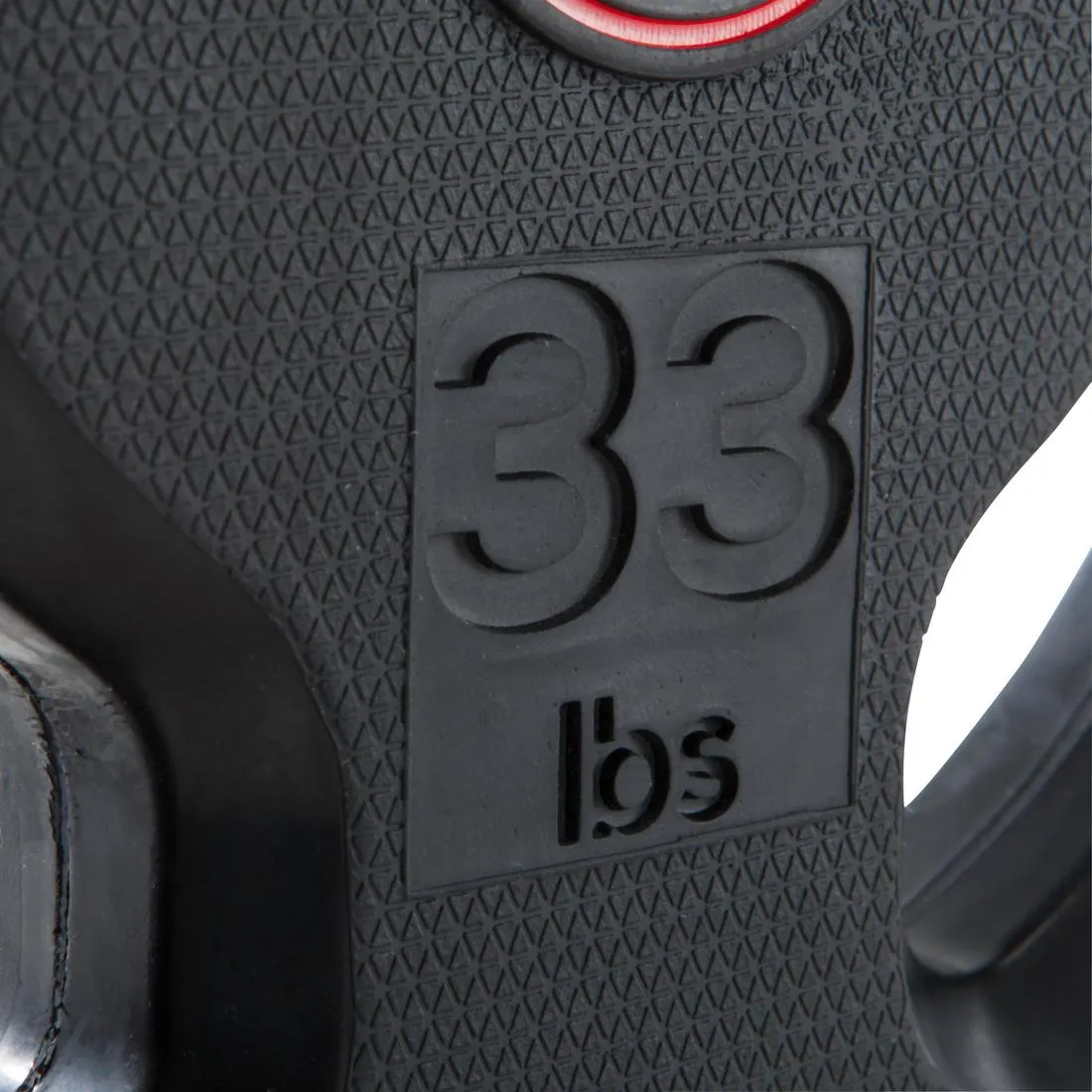 Rubber Weight Disc with Handles 28mm - 15kg