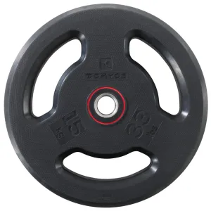 Rubber Weight Disc with Handles 28mm - 15kg