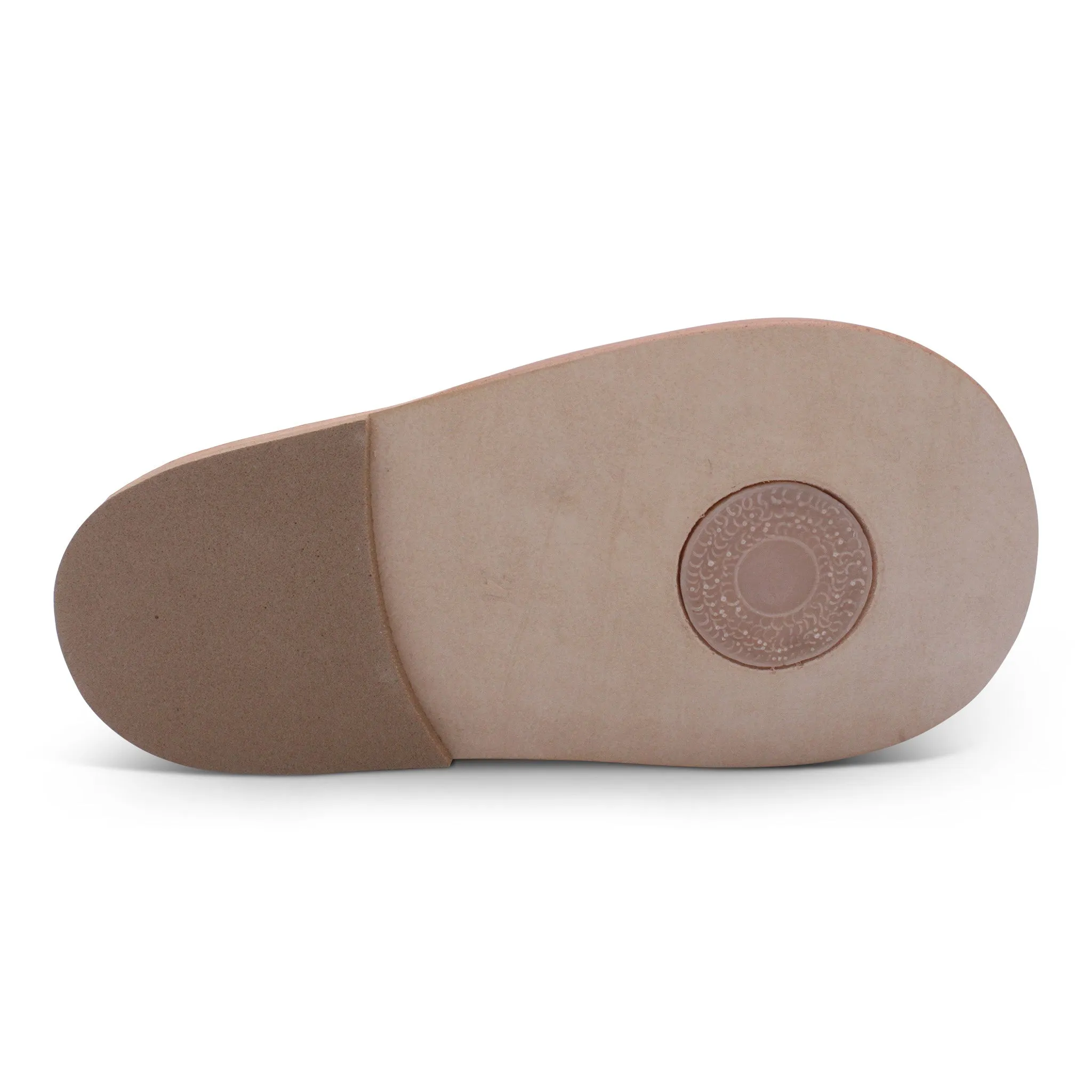 'Ryan' Boys Tan Leather T-Bar Shoes