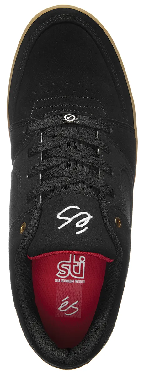 éS Accel Slim Shoes Black/Gum