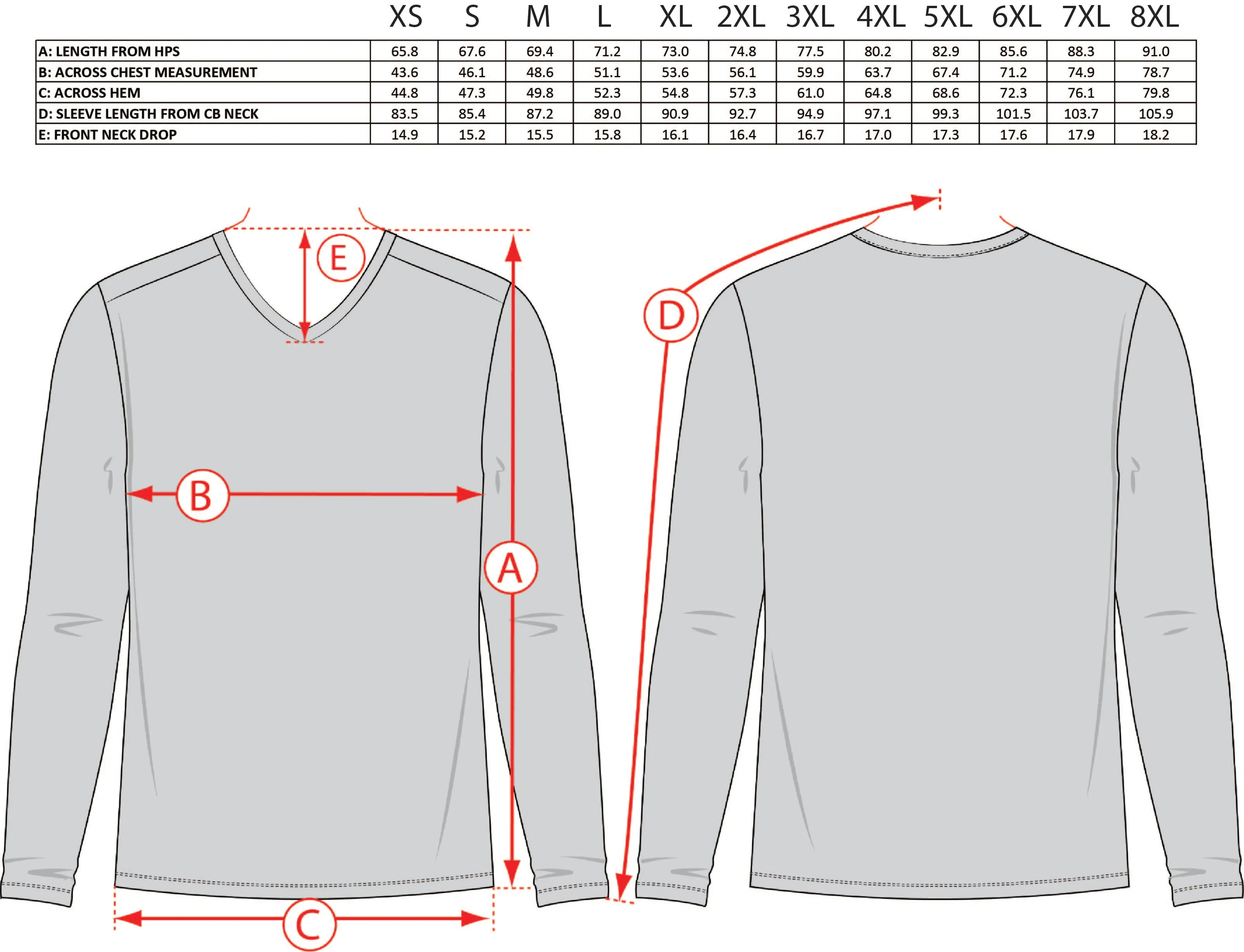 SA AFL MASTERS Long Sleeve GUERNSEY