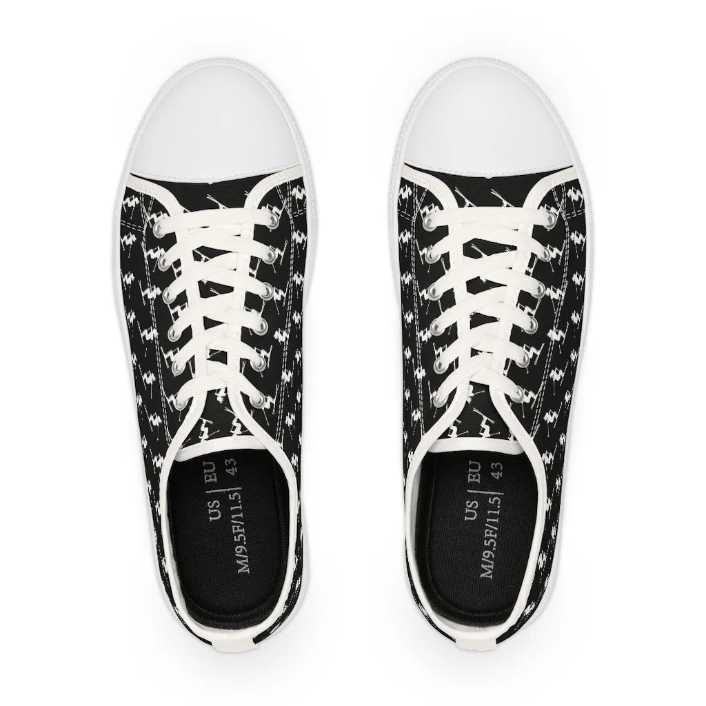 Skiers Black - Low Top Sneakers