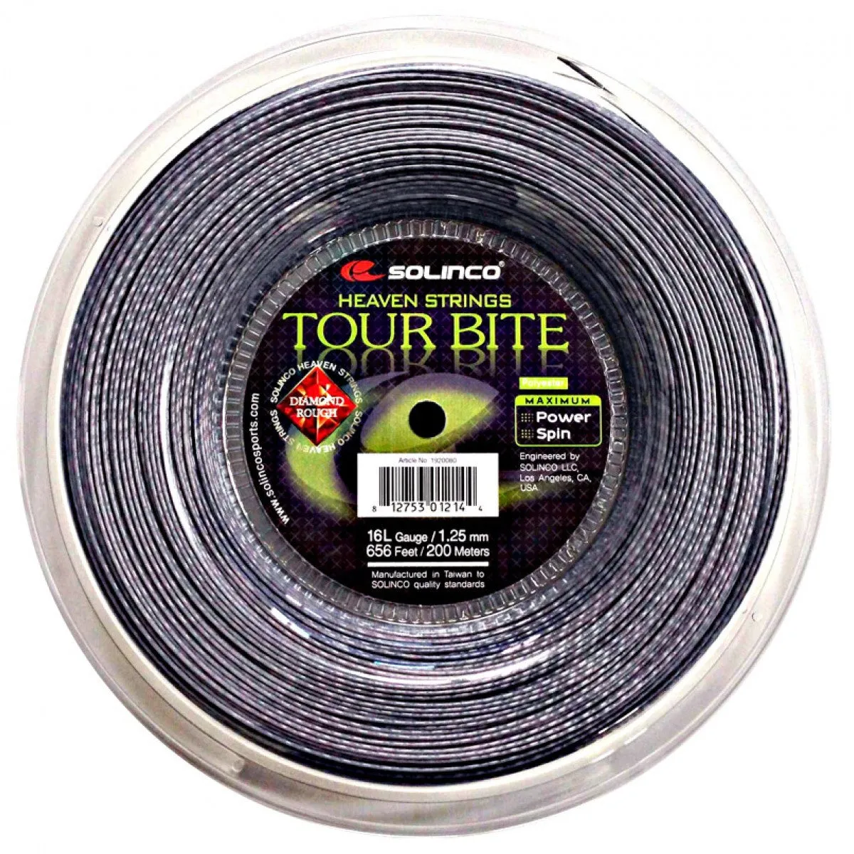 Solinco Tour Bite Diamond Rough 200m Reel