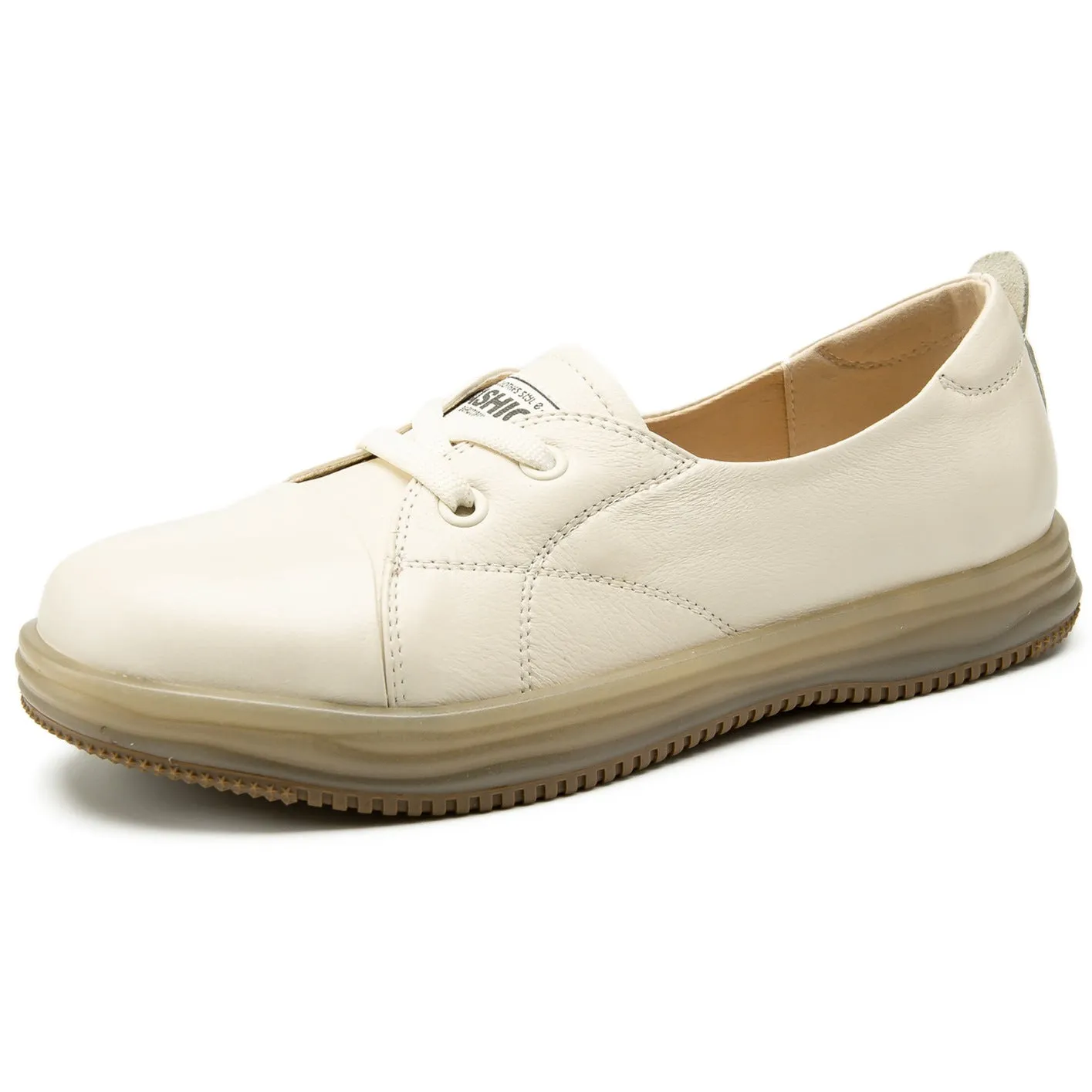 Spring and Autumn Women's Leather Pumps Foreign Style Casual All-match Flat Shoes