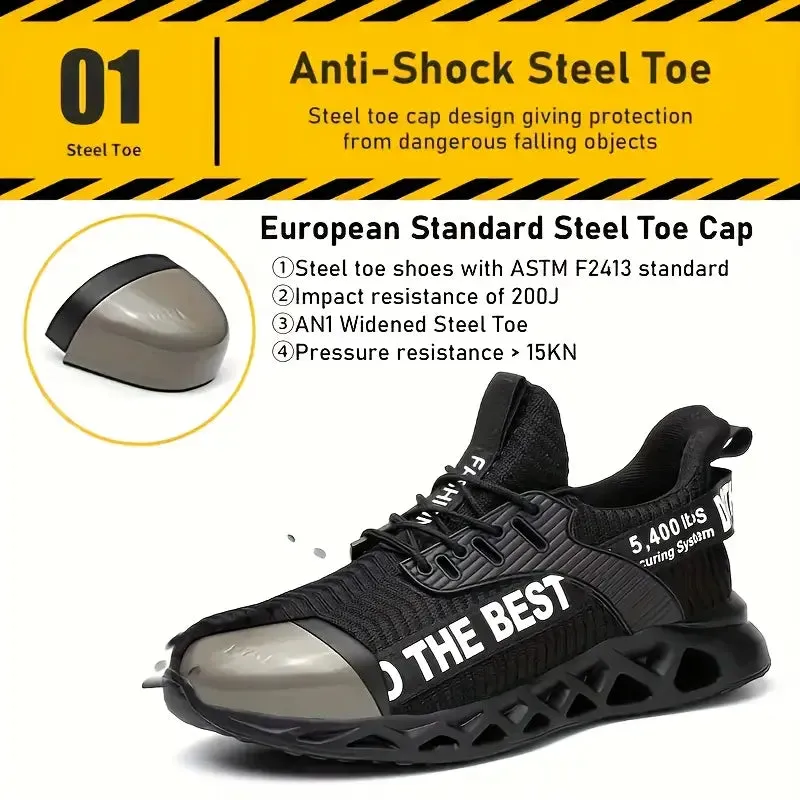 Steel Toe Lightweight Safety Shoes