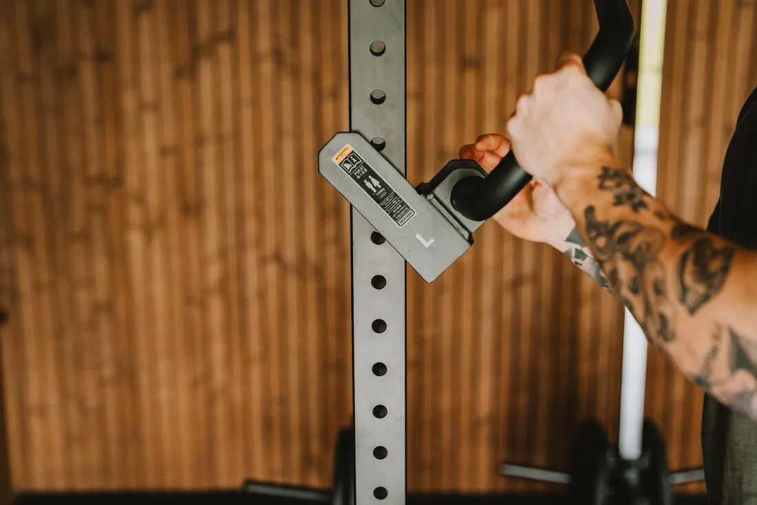 Supports dips pour rack de musculation x2 - Kit dips