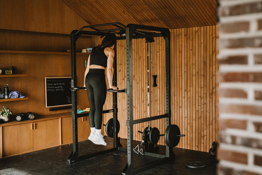 Supports dips pour rack de musculation x2 - Kit dips