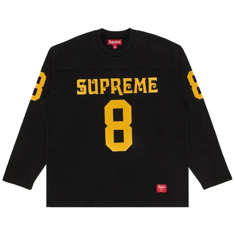 Supreme Affiliated L/S Football Top 'Black' (SS25)