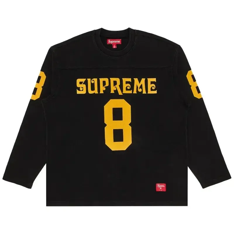 Supreme Affiliated L/S Football Top 'Black' (SS25)