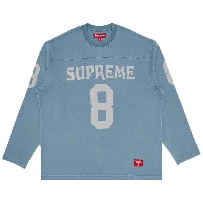 Supreme Affiliated L/S Football Top 'Dusty Blue' (SS25)