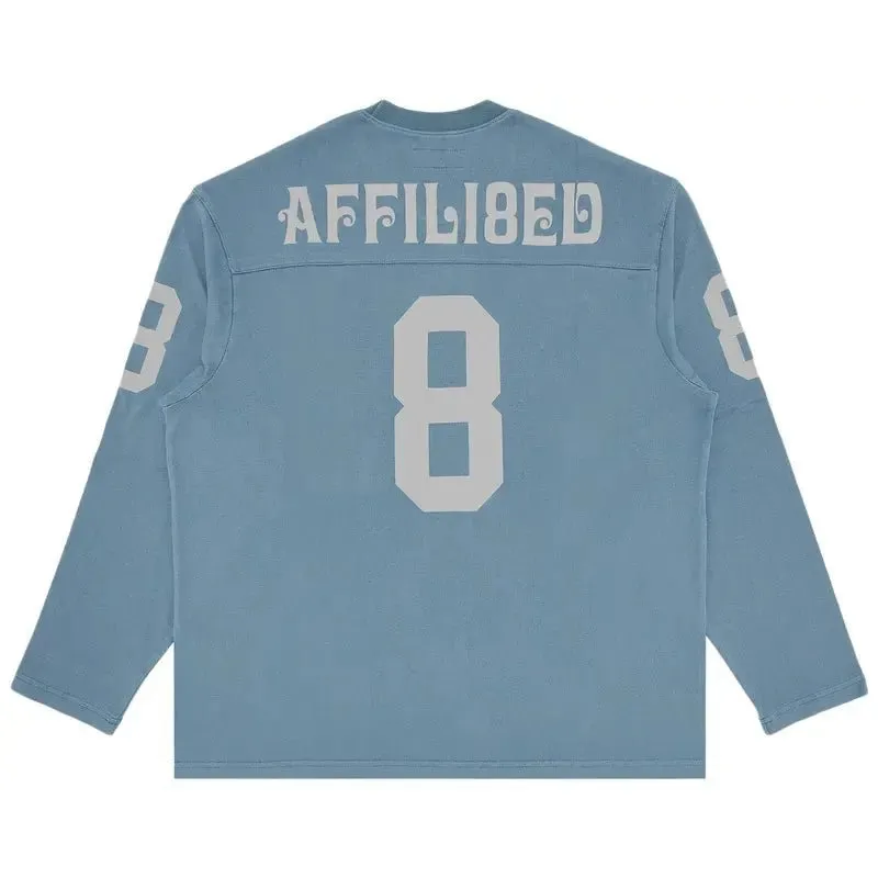Supreme Affiliated L/S Football Top 'Dusty Blue' (SS25)