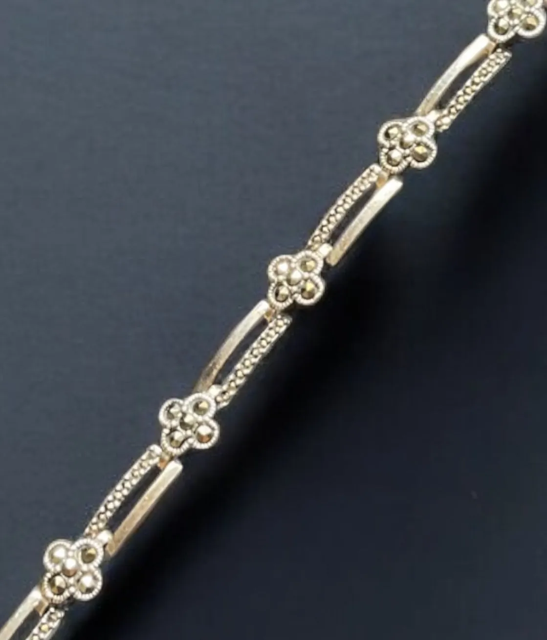 The Legacy Sparkle Silver Marcasite Bracelet