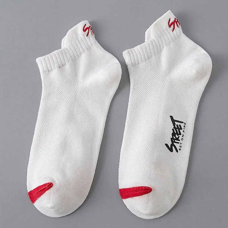 Thin Deodorant Low-top Mesh Style For Sports Sweat-proof Socks