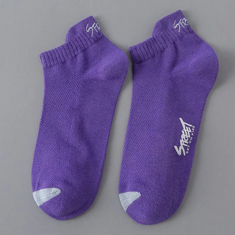 Thin Deodorant Low-top Mesh Style For Sports Sweat-proof Socks