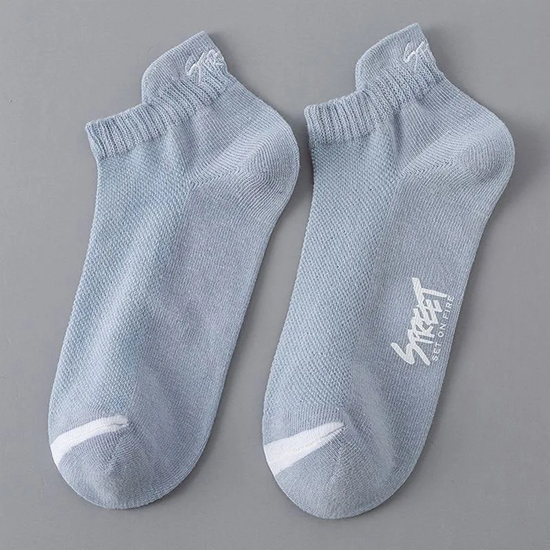 Thin Deodorant Low-top Mesh Style For Sports Sweat-proof Socks